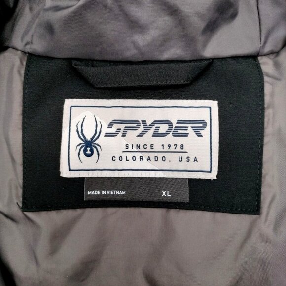 Spyder Men's Size XL Black Black Bromont Insulated Waterproof Winter Ski… - Picture 7 of 10
